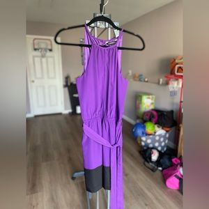 Express Mini purple color-block cocktail dress - size S